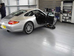 Porsche - resin floor